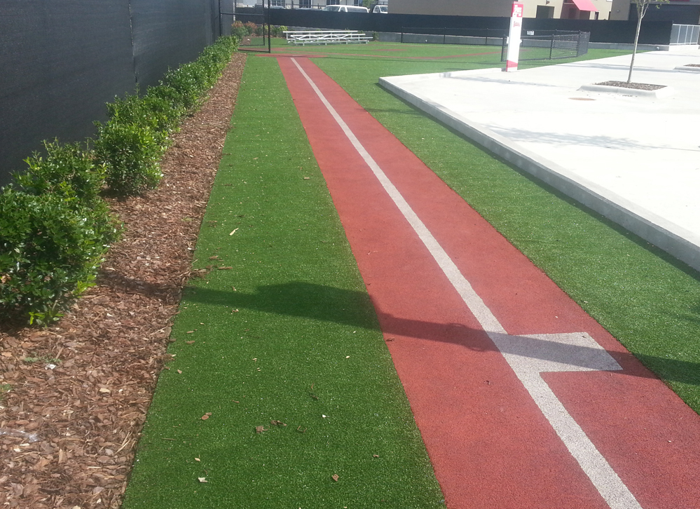 Regions Poured-in-place rubber Running Path