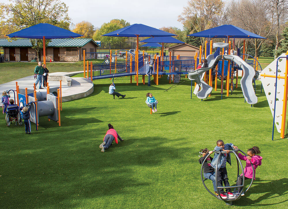 XGrass Synthetic Grass Playground Surface