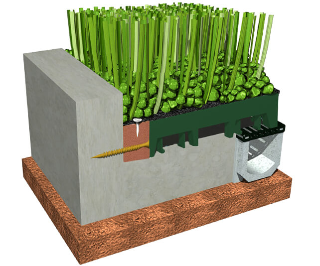 XGrass Water Play Cross Section 