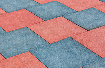 rubber playground tiles