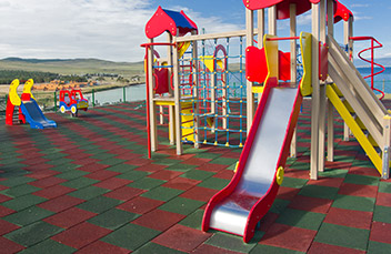 rubber tile playground surfacing