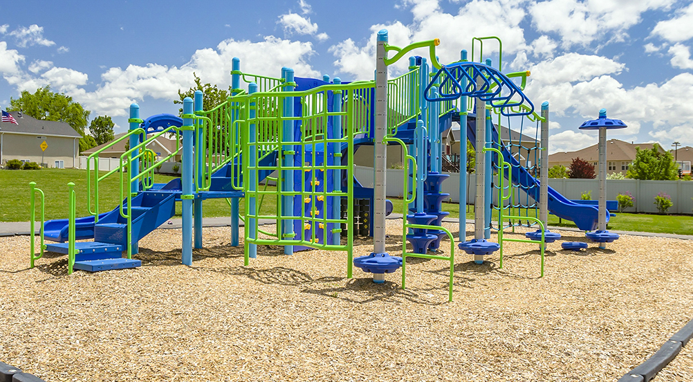 wood chips playground